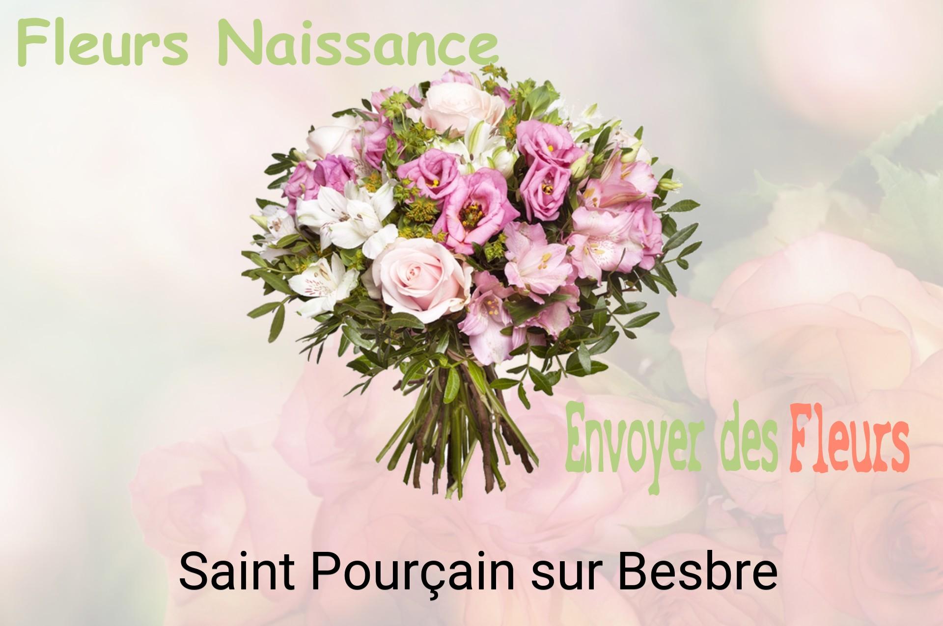 Bouquet de fleurs de naissance livré à Saint-Pourçain-sur-Besbre